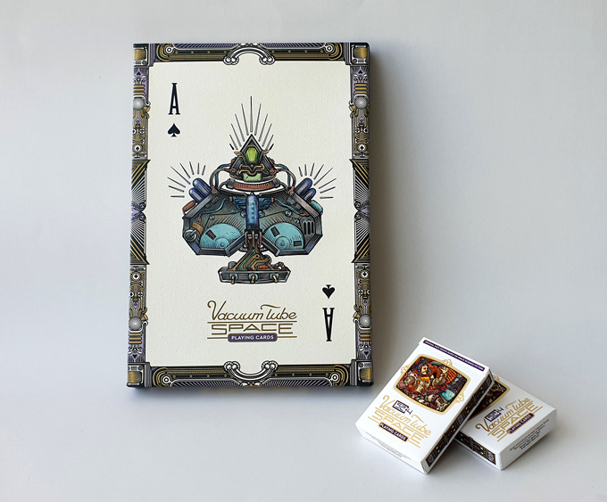 Холсты Vacuum Tube Space Playing Cards