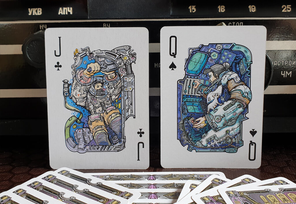 Старшие карты Vacuum Tube Space Playing Cards
