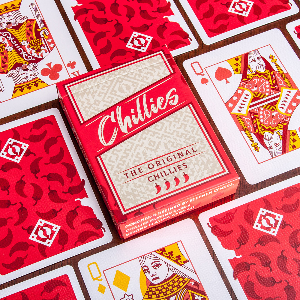 Игральные карты Chillies Original Red для магии и кардистри